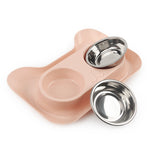 Cute Non-slip Pet Bowls Dog Food Water Feeder