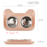 Cute Non-slip Pet Bowls Dog Food Water Feeder