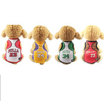 Dog Clothes Dog Vest Soccer Dog Shirt NBA Jersey Basketball Uniforms