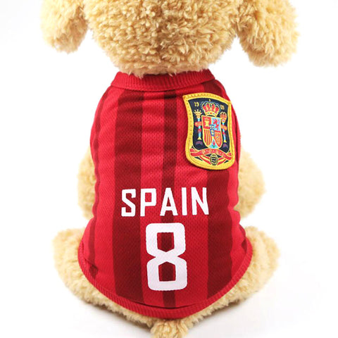 Dog Clothes Dog Vest Soccer Dog Shirt NBA Jersey Basketball Uniforms
