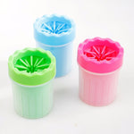 Pet Paw Washer Cup Dog Foot Wash Tools Soft Gentle Silicone Brush