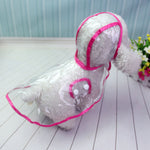 Waterproof Transparent Raincoats Raincoat Puppy Rain Jacket