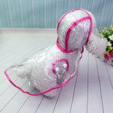 Waterproof Transparent Raincoats Raincoat Puppy Rain Jacket
