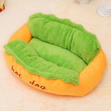 Hot Dog Soft Pet Sofa