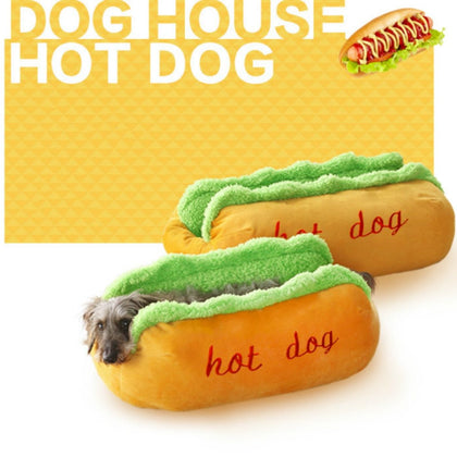 Hot Dog Soft Pet Sofa