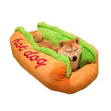 Hot Dog Soft Pet Sofa